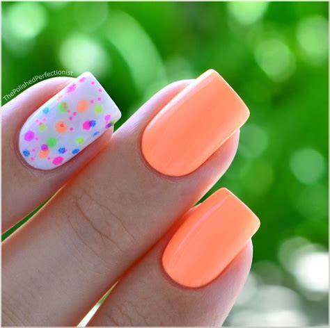 Neon orange | Pretty nails, Nails, Nail designs