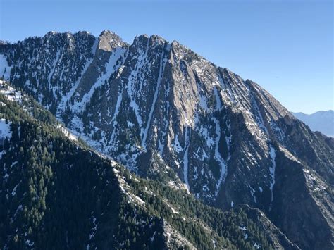 Climbing in Mount Olympus, Wasatch Range