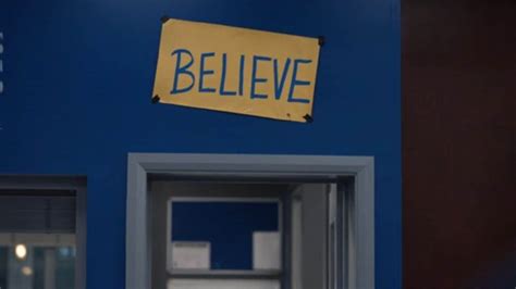 The significance of the Believe sign in Ted Lasso