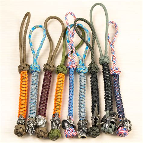 Cool Custom Paracord Lanyard Keychain, Key Fob - Over 40 Artistic Beads Designs | eBay