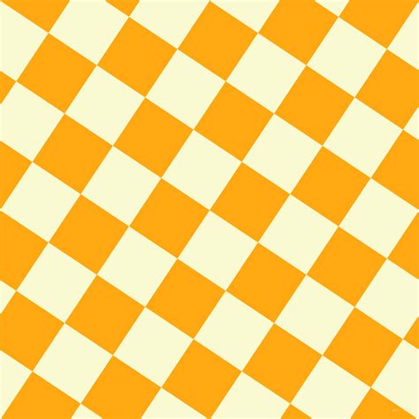 Light Goldenrod Yellow and Dark Tangerine checkers chequered checkered ...