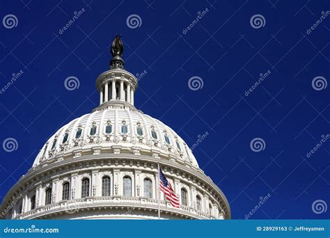 The US Capitol Building Dome Stock Image - Image of capital, built ...