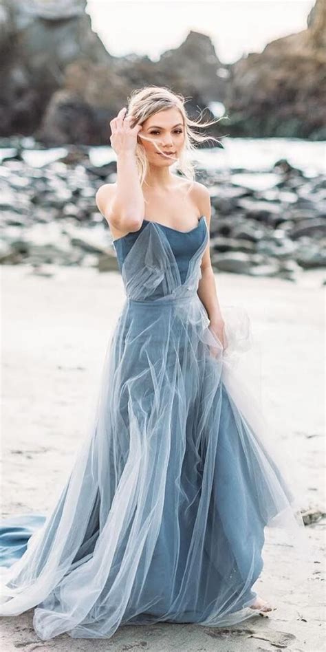 21 Adorable Blue Wedding Dresses For Romantic Celebration ️ blue ...