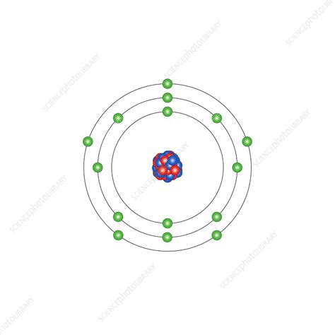 Phosphorus, atomic structure - Stock Image C013/1528 - Science Photo ...