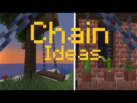 Minecraft - Chain Ideas - YouTube