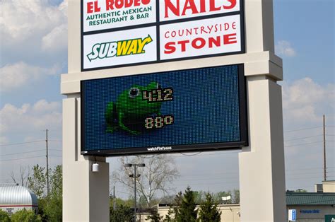 LED Message Center EMS | Indianapolis Sign Company | Custom Business Signs