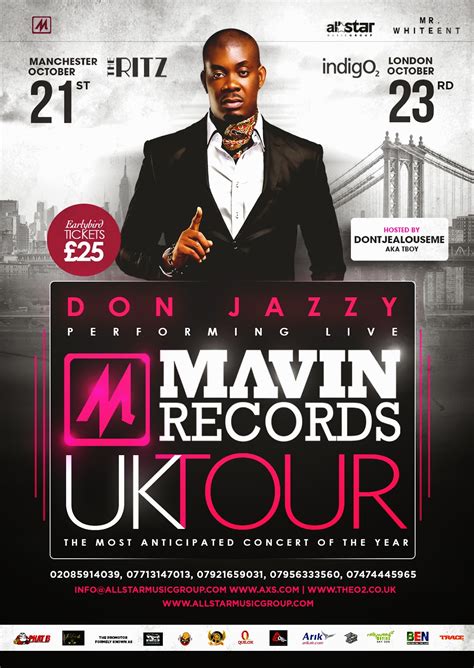 MAVIN RECORDS UK TOUR 2014 ~ Welcome To Ob9ja.com