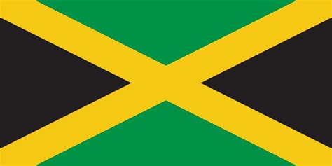 Flag of Jamaica 2335946 Vector Art at Vecteezy