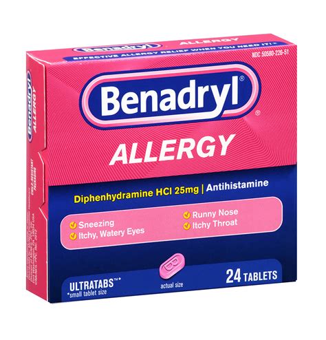 Benadryl Allergy 24 Ultratab Tablets | Benadryl | BIOVEA