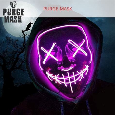 Purple Led Purge Mask | Purge Mask