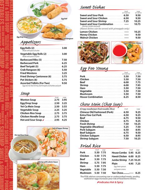 Menu | China House II