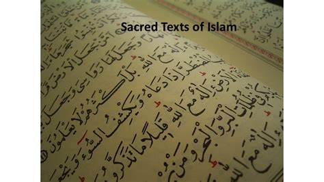 Sacred Texts Islam Lesson 1