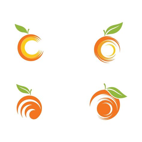 Orange logo design 19508418 Vector Art at Vecteezy