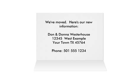 We Moved! Funny Change of Address Card | Zazzle