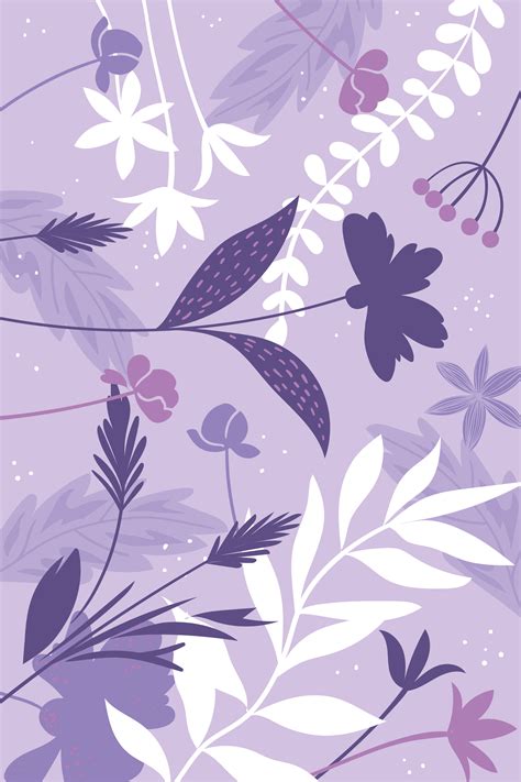 Purple flower pattern Flower roller blind - TenStickers