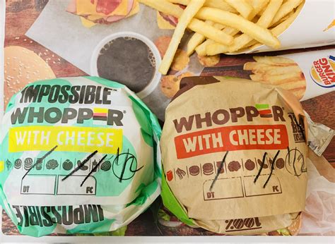 Comparing The Impossible Whopper To The Burger King Whopper