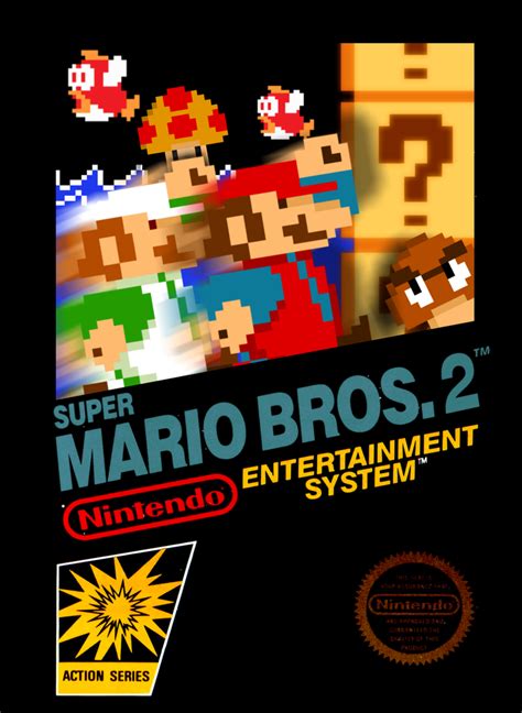 SMB 2: The Lost Levels NES Box Art (Version 2) by CPHtheGamer on DeviantArt