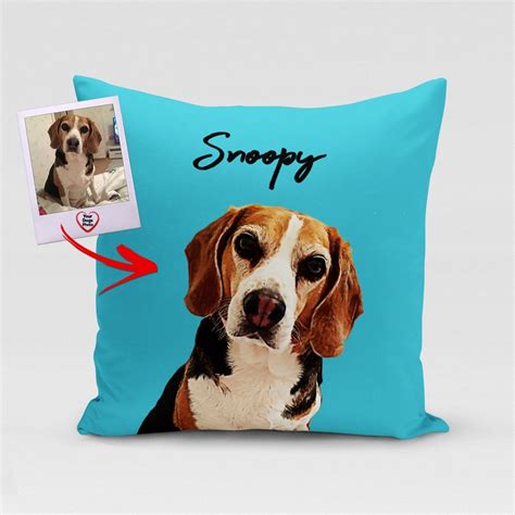 Custom Dog Pillow Personalized Dog Pillow Cover Pet - Etsy