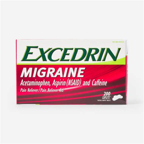 Excedrin Migraine Extra Strength Caplets, 200 ct.