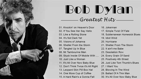 Bob Dylan Greatest Hits - Bob Dylan Best Songs Playlist - YouTube Music