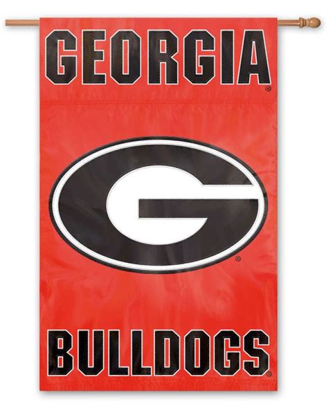 Georgia Bulldogs Banner Flag | Georgia bulldogs, Bulldog, Georgia