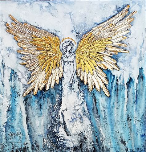 Abstract Angel Wings Art