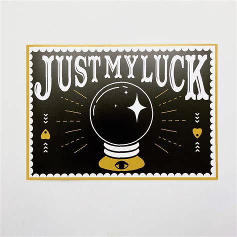 Just My Luck Art Print – Spooky Box Club