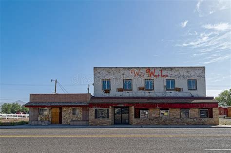 The Abandoned Wild West Inn, Closed after an Earthquake, in Downtown ...