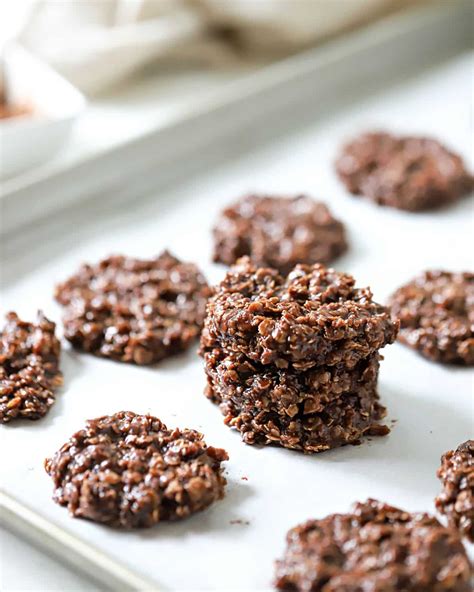 No-Bake Cookies without Peanut Butter - Suburban Simplicity