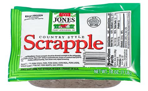 Scrapple | Delicious Country Style Flavor | Jones