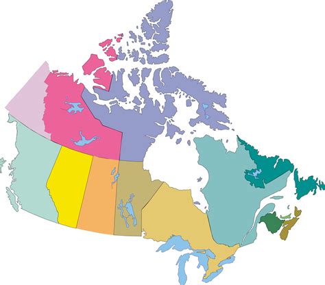 Canada Province Map - Canada • mappery