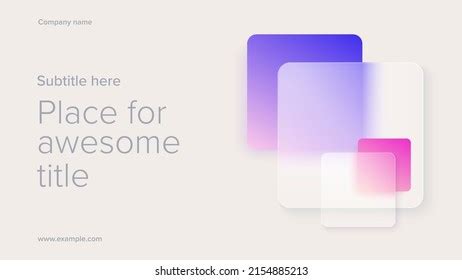 Abstract Minimalistic Background Presentation Slide Glassmorphism Stock ...