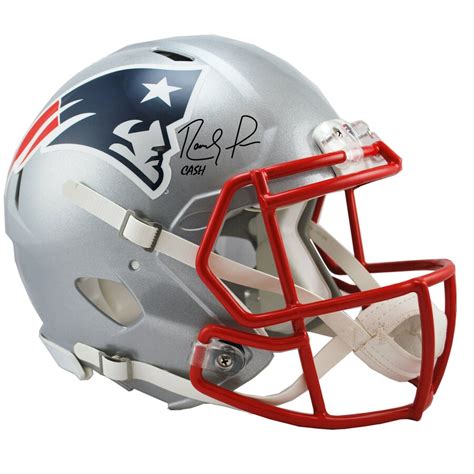 Randy Moss New England Patriots Autographed Riddell Speed Authentic ...