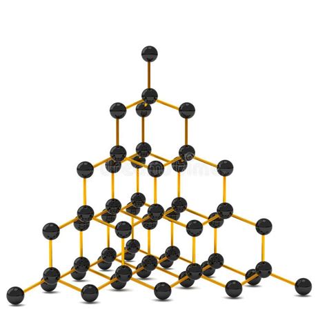 Diamond crystal structure model. 3d image , #ad, #crystal, #Diamond, #structure, #image, #model ...