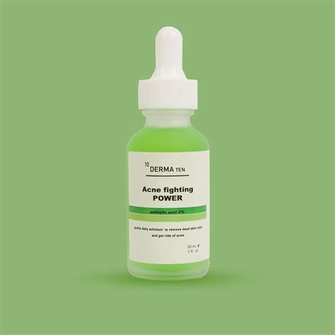 Acne fighting power serum Salicylic acid 2%+HA – DERMA Ten