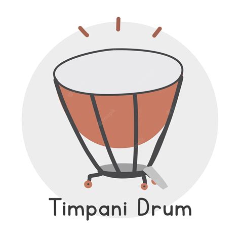 timpani (kettledrums) ] drum. | ティンパニ, イラスト, 楽器 - Clip Art Library