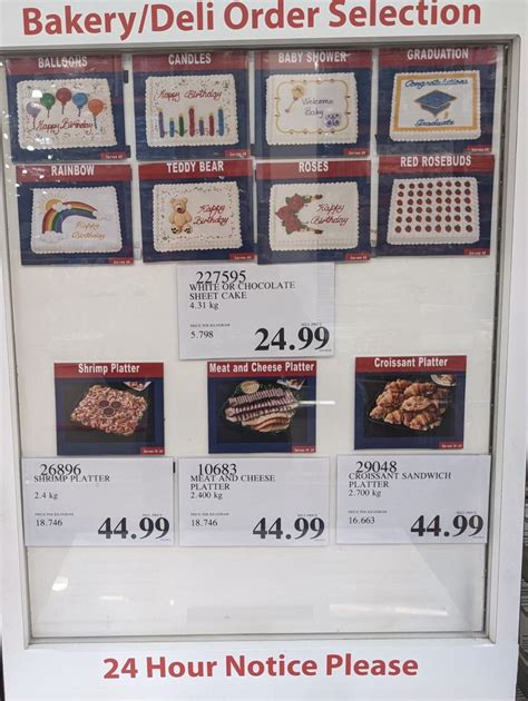 How to order sheet cake and platters from Costco - Save Money in Winnipeg