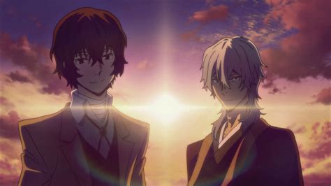 Wallpaper : anime, Bungou Stray Dogs, Dazai Osamu, Yukichi Fukuzawa, darkness, screenshot ...