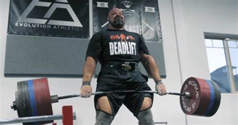 Brian Shaw Lands 494.8kg Deadlift One Week Out From 2020 World's ...