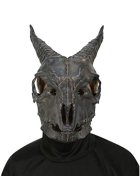 Goat Skull Full Mask - Spirithalloween.com