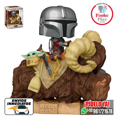 Funko Pop Star Wars Mandalorian Baby yoda Bantha