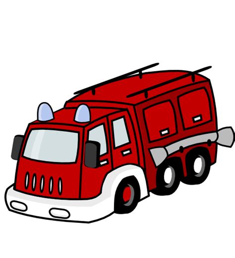 Red Fire Truck Clip Art at Clker.com - vector clip art online, royalty free & public domain