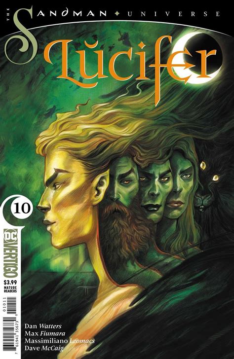 Page Preview and Cover of Lucifer #10 comic