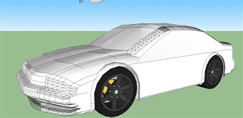 sketchup....concept car 3 (sneak peek) by BoredFROMx2z on DeviantArt