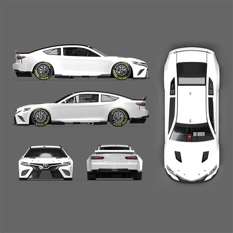 NASCAR Gen7 Toyota Camry Livery Template - Motorsport Graphics