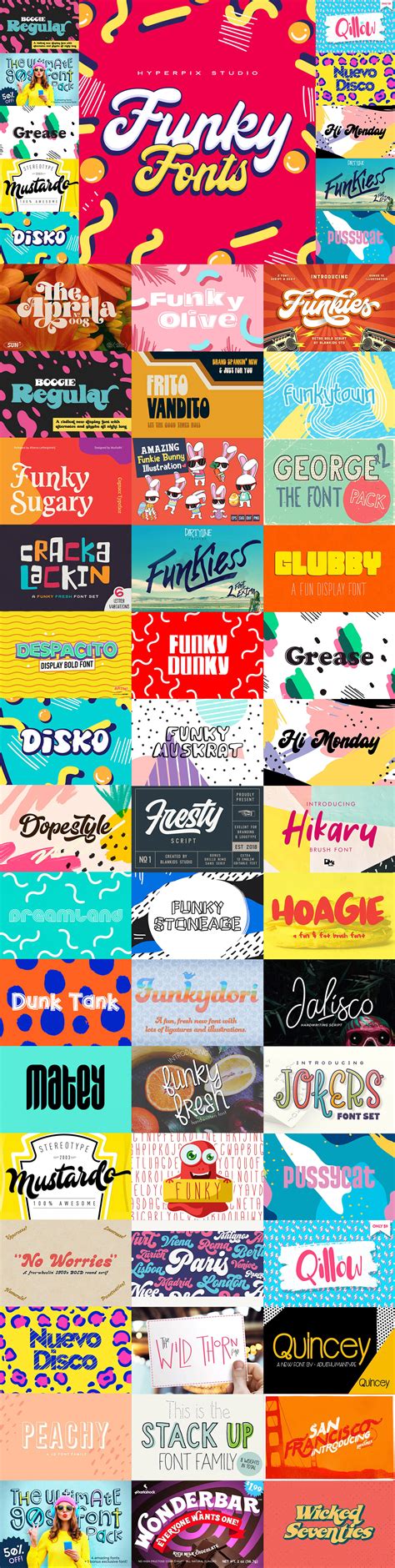 Best Funky Fonts Collection on Behance