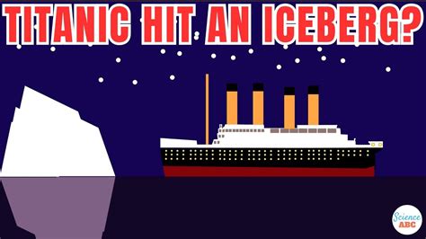 Titanic Hitting The Iceberg And Sinking