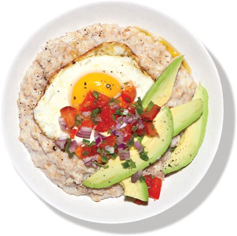 Oatmeal with fried egg and avocado recipe – Recipe