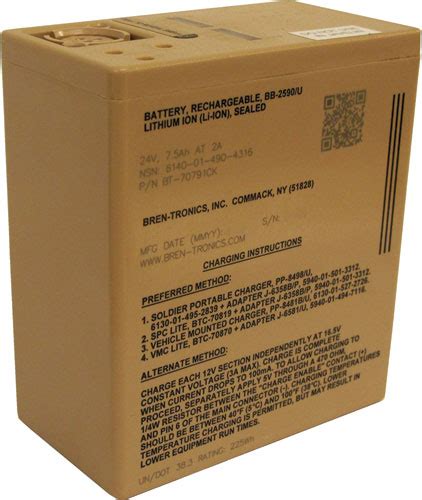 Bren-Tronics BB-2590/U Rechargeable Lithium Ion Battery| ADS, Inc.