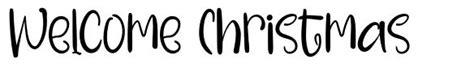 Welcome Christmas font by K_IN Studio - FontRiver